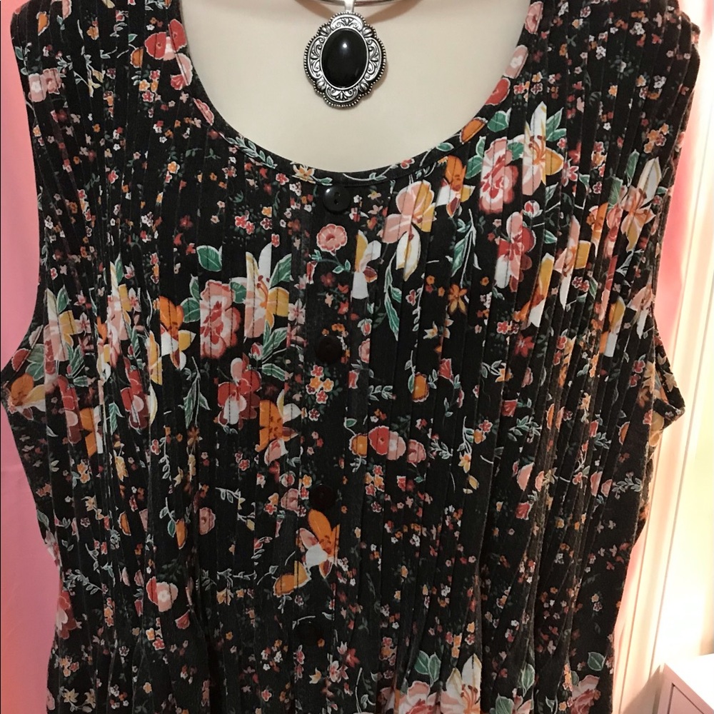 Very pretty floral maxi dress-WOMAN WITHIN - sz 3X